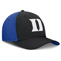 Duke Blue Devils NCAA Nike Black/Royal 2025 Sideline Rise Local Performance Flex Hat