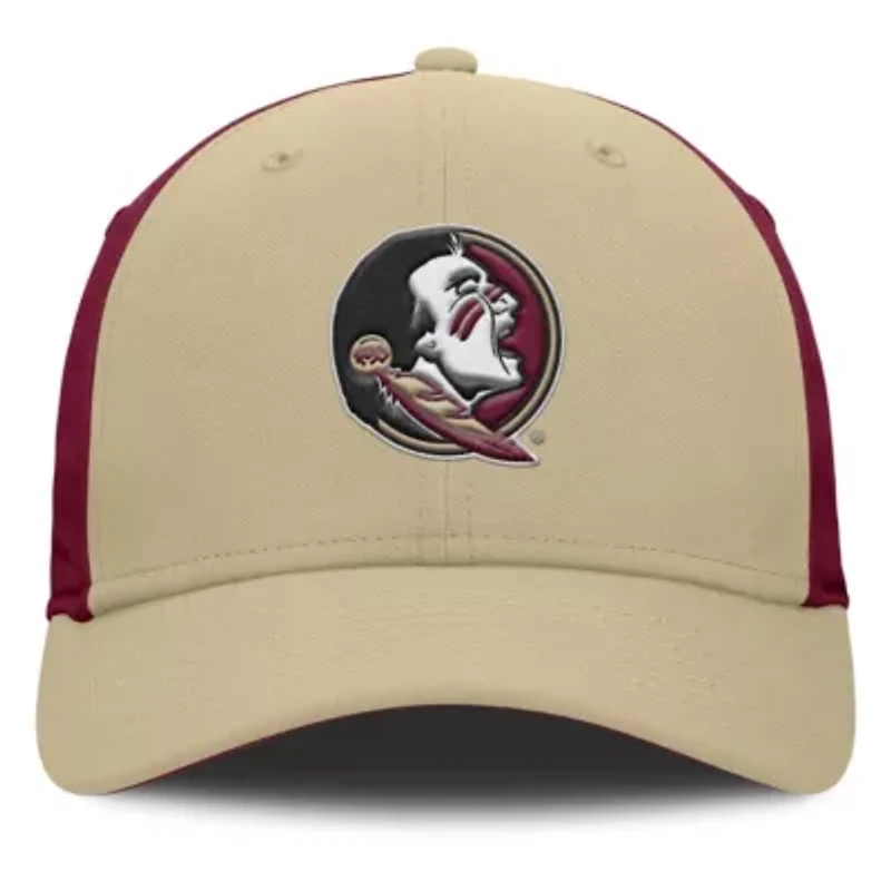 NCAA Nike Gold/Garnet Florida State Seminoles 2025 Sideline Rise Local Performance Flex Hat