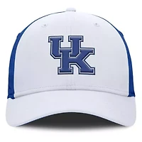 NCAA Nike White/Royal Kentucky Wildcats 2025 Sideline Rise Local Performance Flex Hat