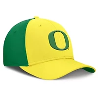 NCAA Nike Yellow/Green Oregon Ducks 2025 Sideline Rise Local Performance Flex Hat