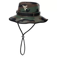NCAA Nike West Virginia Mountaineers 2025 Military Appreciation Boonie Dri-FIT Bucket Hat