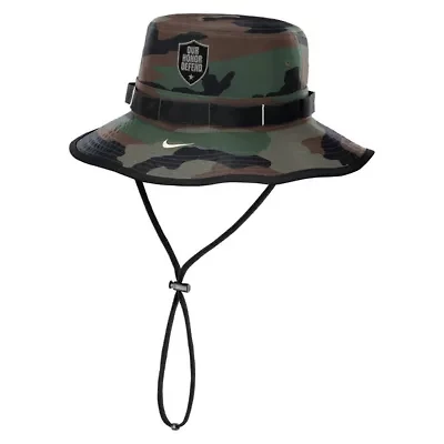NCAA Nike Ohio State Buckeyes 2025 Military Appreciation Boonie Dri-FIT Bucket Hat