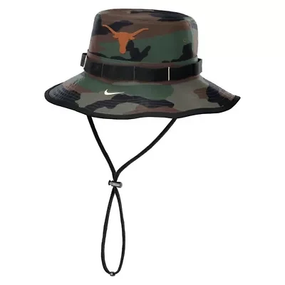 NCAA Nike Texas Longhorns 2025 Military Appreciation Boonie Dri-FIT Bucket Hat