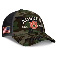 NCAA Nike Auburn Tigers 2025 Military Appreciation Rise Adjustable Trucker Hat