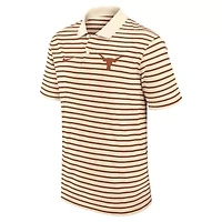 NCAA Nike Texas Longhorns Primary Logo Striped Dri-FIT Polo