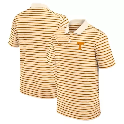 NCAA Nike Tennessee Volunteers Primary Logo Striped Dri-FIT Polo