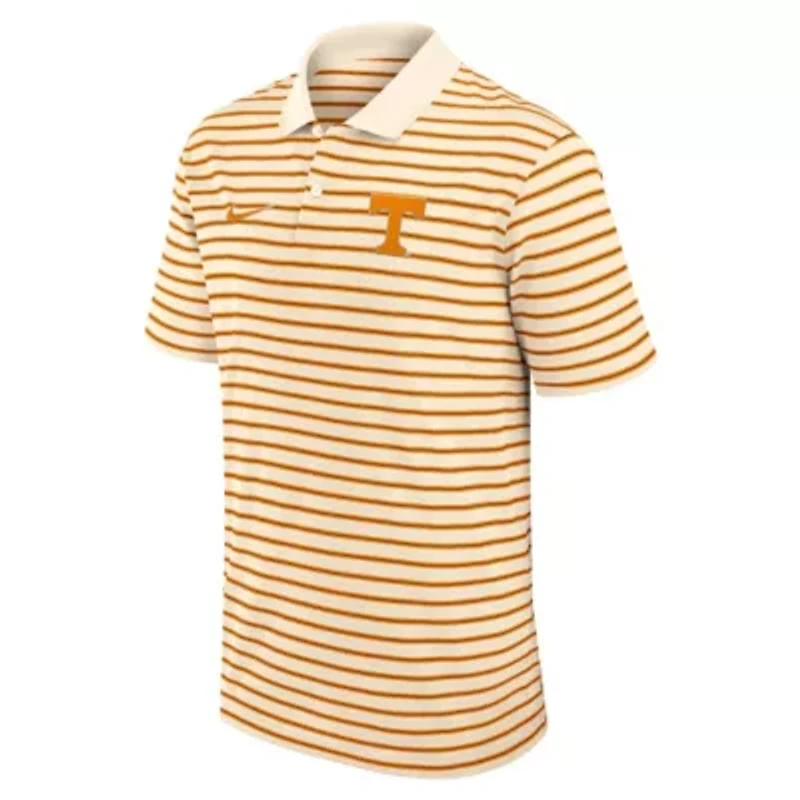 NCAA Nike Tennessee Volunteers Primary Logo Striped Dri-FIT Polo
