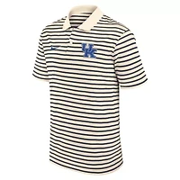 NCAA Nike Kentucky Wildcats Primary Logo Striped Dri-FIT Polo