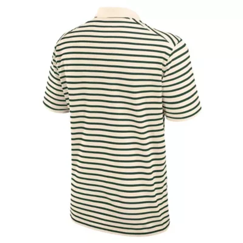 NCAA Nike Oregon Ducks Primary Logo Striped Dri-FIT Polo