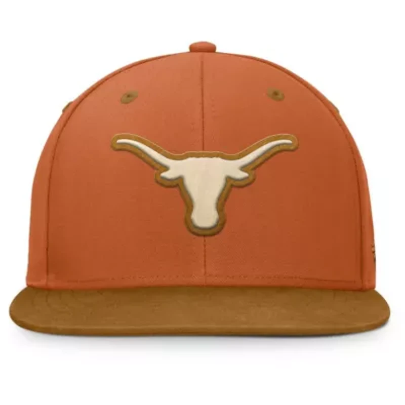 NCAA Fanatics Texas Orange/Brown Longhorns NoBo Fitted Hat