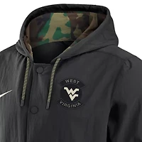 NCAA Nike West Virginia Mountaineers 2025 Military Appreciation Full-Snap Jacket