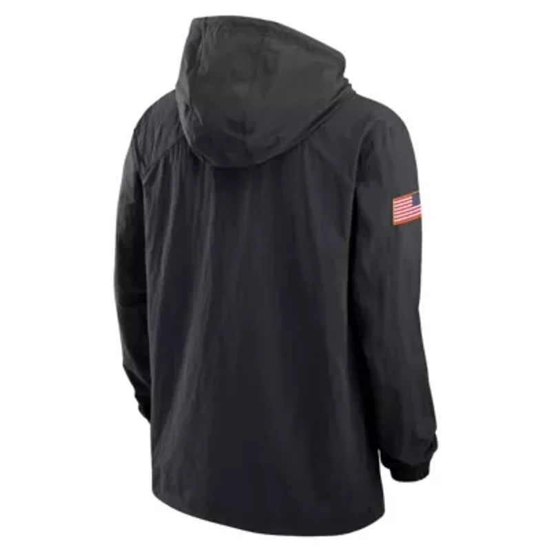 NCAA Nike Michigan State Spartans 2025 Military Appreciation Full-Snap Jacket