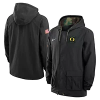NCAA Nike Oregon Ducks 2025 Military Appreciation Full-Snap Jacket
