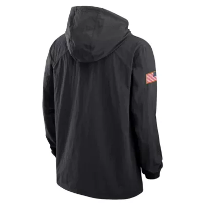 NCAA Nike Oregon Ducks 2025 Military Appreciation Full-Snap Jacket