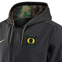 NCAA Nike Oregon Ducks 2025 Military Appreciation Full-Snap Jacket