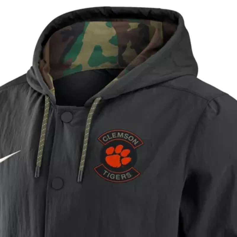 NCAA Nike Clemson Tigers 2025 Military Appreciation Full-Snap Jacket