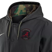 Alabama Crimson Tide NCAA Nike 2025 Military Appreciation Full-Snap Jacket