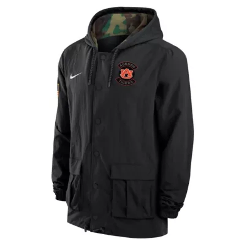 NCAA Nike Auburn Tigers 2025 Military Appreciation Full-Snap Jacket