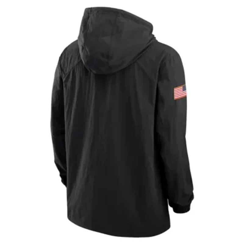 NCAA Nike Auburn Tigers 2025 Military Appreciation Full-Snap Jacket