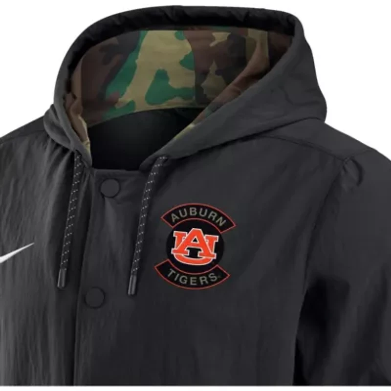 NCAA Nike Auburn Tigers 2025 Military Appreciation Full-Snap Jacket