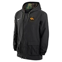 NCAA Nike Iowa Hawkeyes 2025 Military Appreciation Full-Snap Jacket