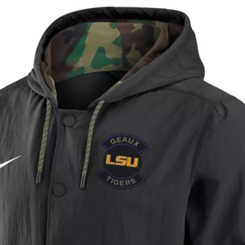 NCAA Nike LSU Tigers 2025 Military Appreciation Full-Snap Jacket