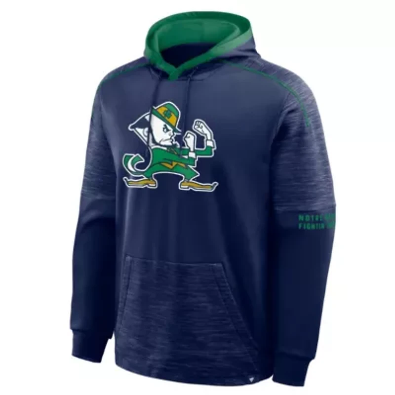 NCAA Fanatics Notre Dame Fighting Irish Quad Defender Pullover Hoodie