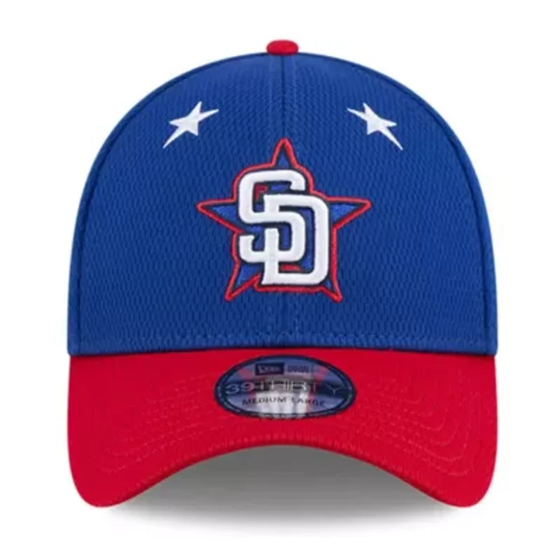 MLB Blue/Red San Diego Padres 2025 All-Star Game Workout 39THIRTY Flex Hat