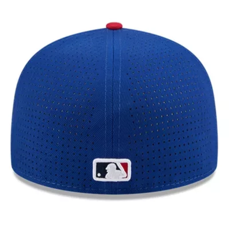 MLB Blue/Red Los Angeles Dodgers 2025 All-Star Game Workout Side Patch 59FIFTY Fitted Hat