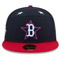 Boston Red Sox MLB Navy/Red 2025 All-Star Game Workout Side Patch 59FIFTY Fitted Hat