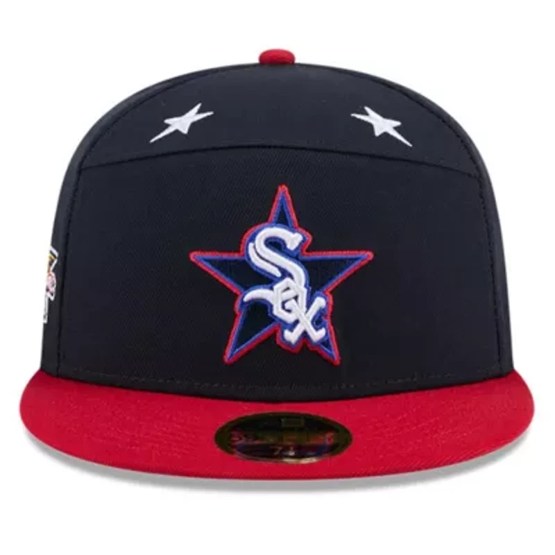 Chicago White Sox MLB Navy/Red 2025 All-Star Game Workout Side Patch 59FIFTY Fitted Hat