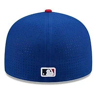 MLB Blue/Red Atlanta Braves 2025 All-Star Game Workout Side Patch 59FIFTY Fitted Hat