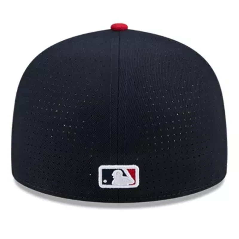 MLB Navy/Red Texas Rangers 2025 All-Star Game Workout Side Patch 59FIFTY Fitted Hat