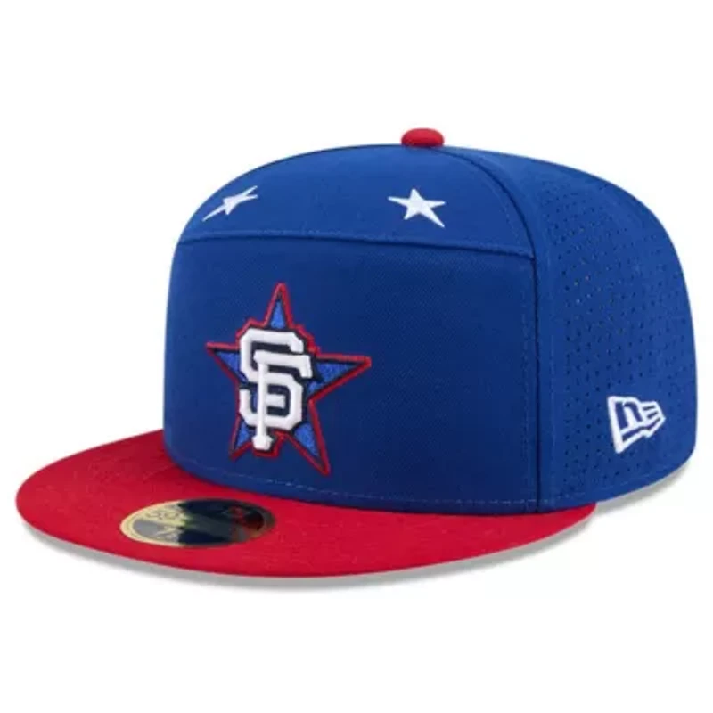 MLB Blue/Red San Francisco Giants 2025 All-Star Game Workout Side Patch 59FIFTY Fitted Hat