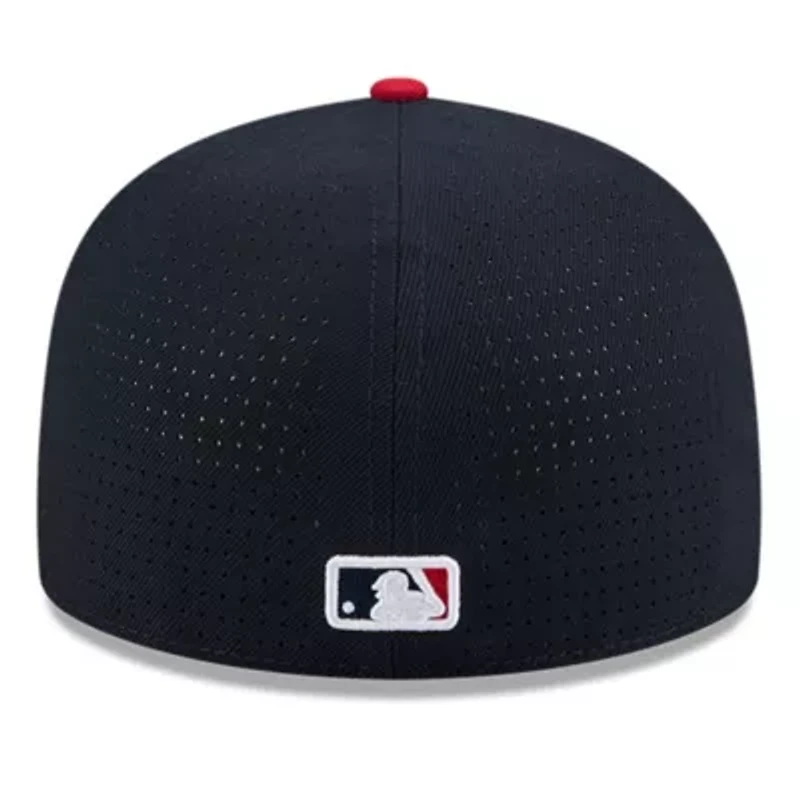 Toronto Blue Jays MLB Navy/Red 2025 All-Star Game Workout Side Patch 59FIFTY Fitted Hat