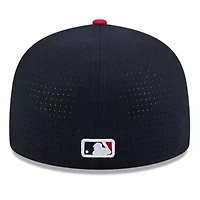 Toronto Blue Jays MLB Navy/Red 2025 All-Star Game Workout Side Patch 59FIFTY Fitted Hat