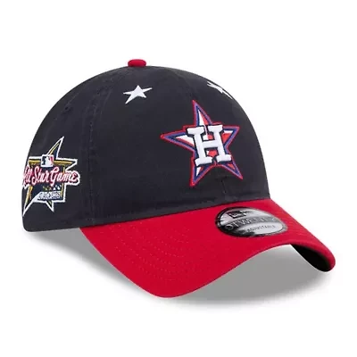 MLB Navy/Red Houston Astros 2025 MLB All-Star Game Workout 9TWENTY Adjustable Hat