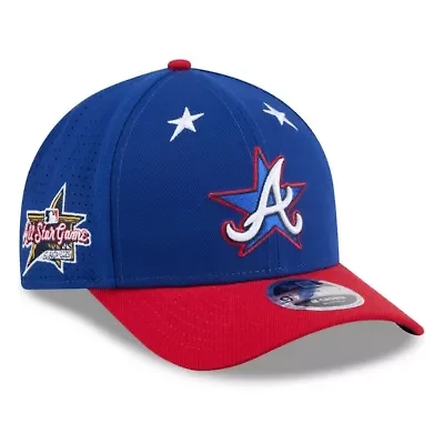 MLB Blue/Red Atlanta Braves 2025 MLB All-Star Game Workout 9FORTY M-Crown Adjustable Hat