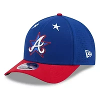 MLB Blue/Red Atlanta Braves 2025 MLB All-Star Game Workout 9FORTY M-Crown Adjustable Hat