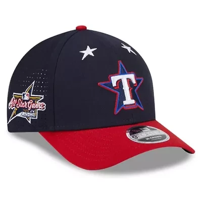 MLB Navy/Red Texas Rangers 2025 MLB All-Star Game Workout 9FORTY M-Crown Adjustable Hat