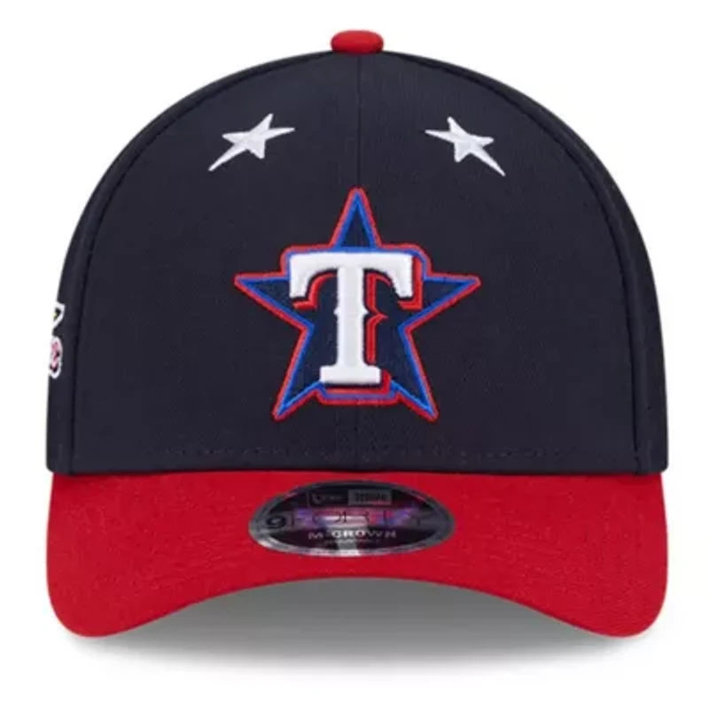 MLB Navy/Red Texas Rangers 2025 MLB All-Star Game Workout 9FORTY M-Crown Adjustable Hat