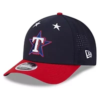 MLB Navy/Red Texas Rangers 2025 MLB All-Star Game Workout 9FORTY M-Crown Adjustable Hat