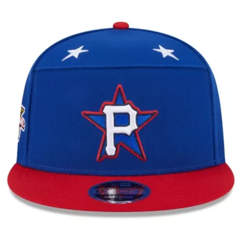 MLB Blue/Red Pittsburgh Pirates 2025 MLB All-Star Game Workout Side Patch 9FIFTY Snapback Hat