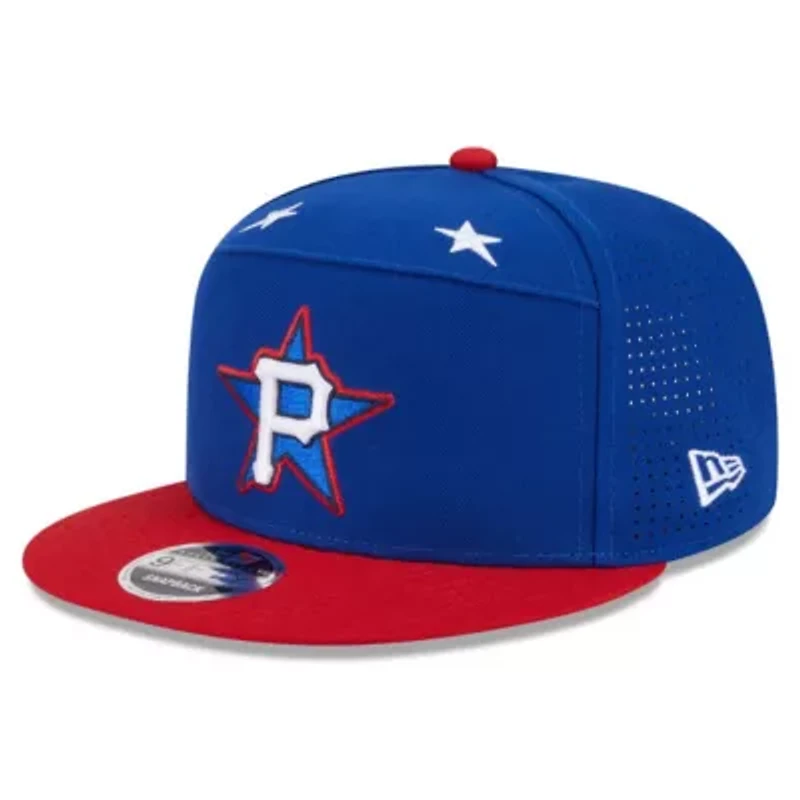 MLB Blue/Red Pittsburgh Pirates 2025 MLB All-Star Game Workout Side Patch 9FIFTY Snapback Hat
