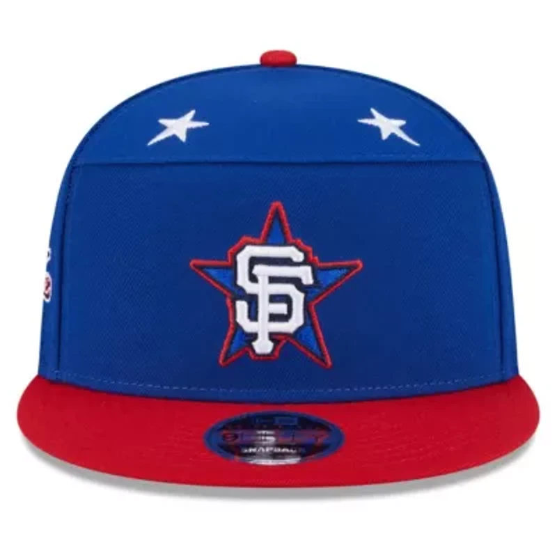MLB Blue/Red San Francisco Giants 2025 MLB All-Star Game Workout Side Patch 9FIFTY Snapback Hat