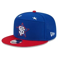 MLB Blue/Red San Francisco Giants 2025 MLB All-Star Game Workout Side Patch 9FIFTY Snapback Hat