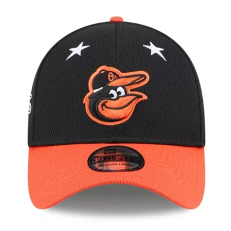 MLB Black/Orange Baltimore Orioles 2025 All-Star Game 39THIRTY Flex Hat