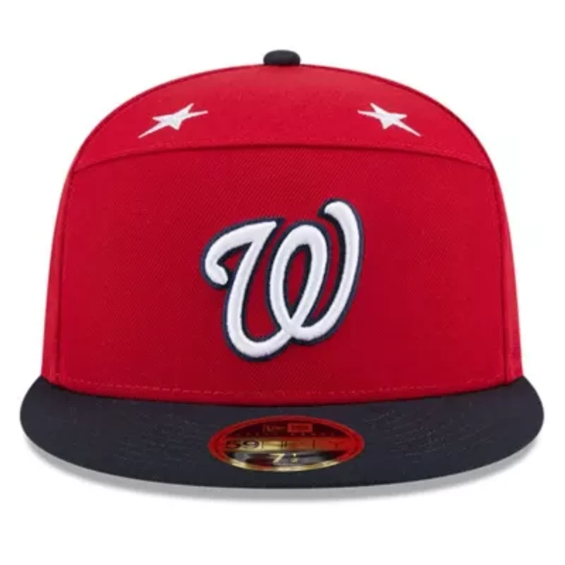 MLB Red/Navy Washington Nationals 2025 All-Star Game Side Patch 59FIFTY Fitted Hat