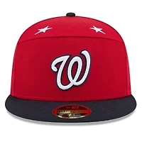 MLB Red/Navy Washington Nationals 2025 All-Star Game Side Patch 59FIFTY Fitted Hat