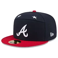 MLB Navy/Red Atlanta Braves 2025 All-Star Game Side Patch 59FIFTY Fitted Hat